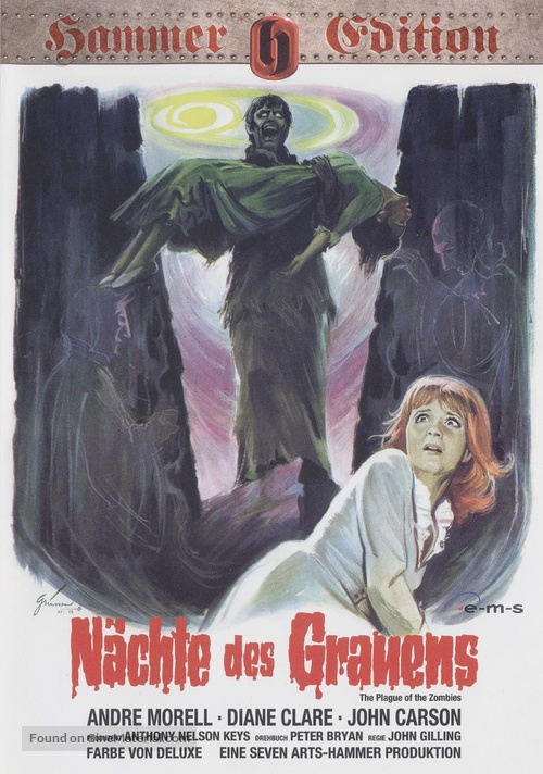 The Plague of the Zombies - German DVD movie cover