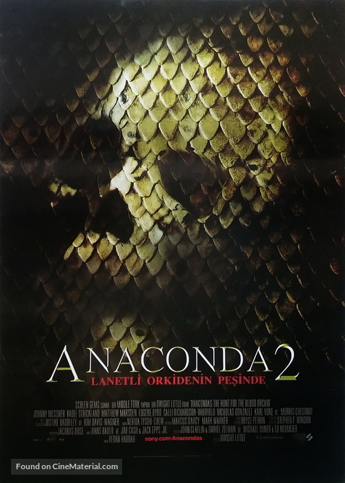 Anacondas: The Hunt For The Blood Orchid - Turkish Movie Poster