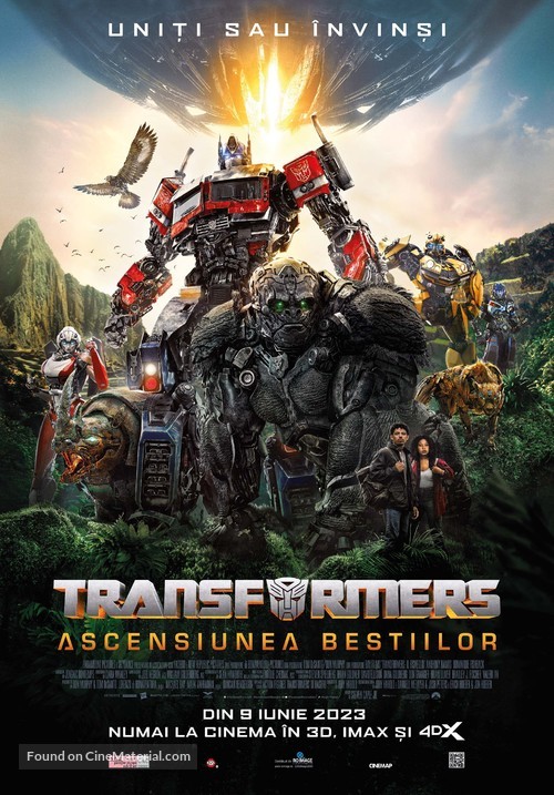 Transformers: Rise of the Beasts - Romanian Movie Poster