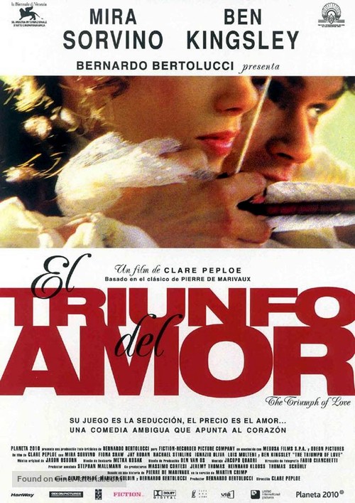 The Triumph of Love - Spanish Movie Poster