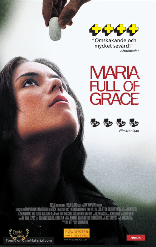 Maria Full Of Grace - Swedish Movie Cover