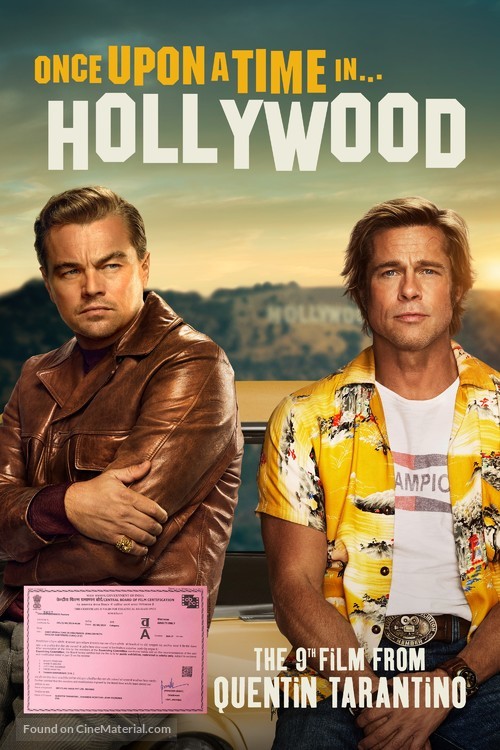Once Upon a Time in Hollywood - Indian Movie Cover
