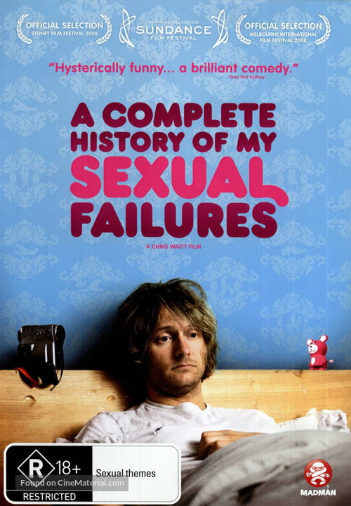 A Complete History of My Sexual Failures - Australian DVD movie cover