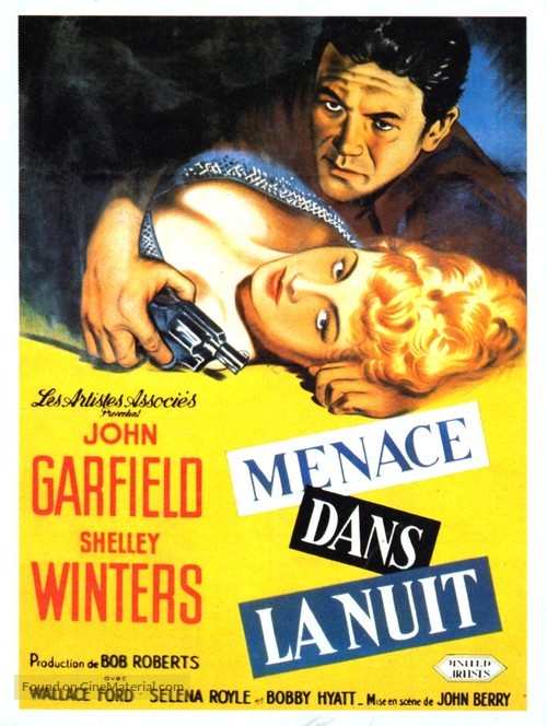 He Ran All the Way - French Movie Poster