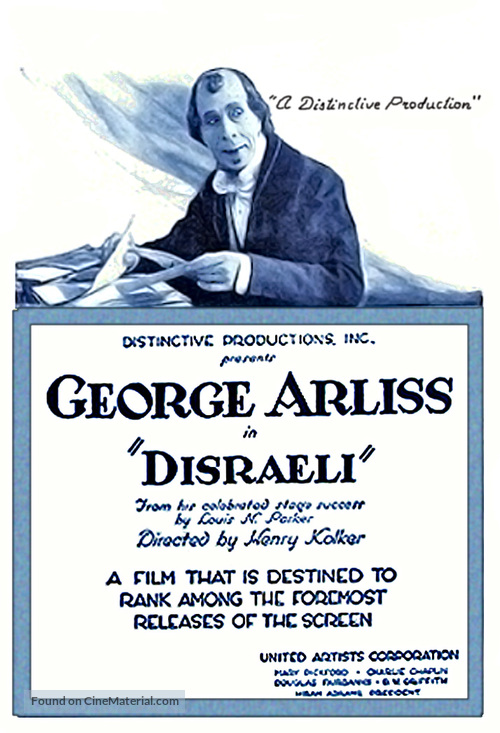 Disraeli - Movie Poster