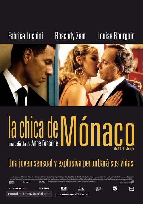 La fille de Monaco - Mexican Movie Poster