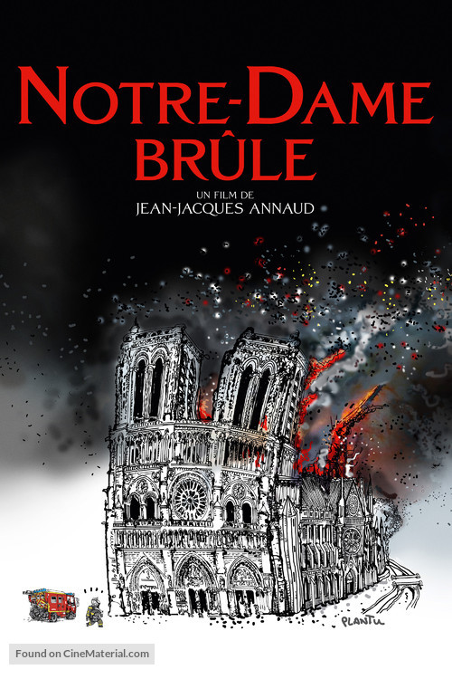 Notre-Dame br&ucirc;le - French Movie Cover