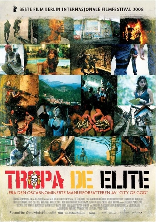 Tropa de Elite - Norwegian Movie Poster