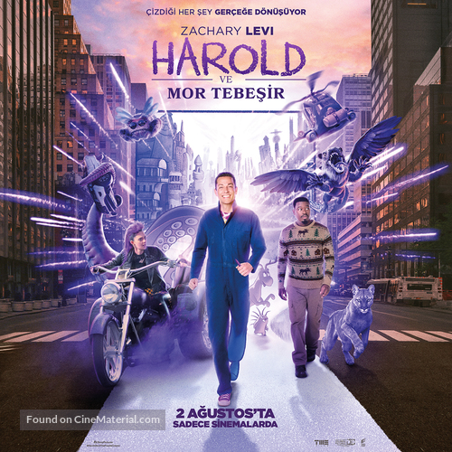 Harold and the Purple Crayon - Turkish Movie Poster