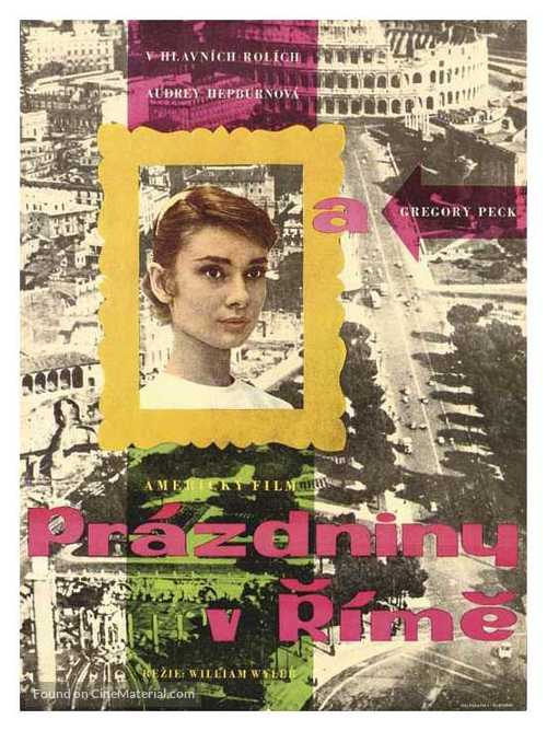 Roman Holiday - Czech Movie Poster