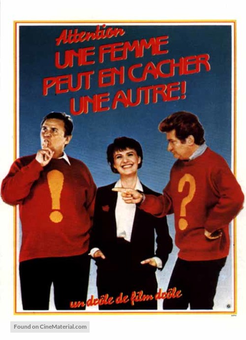 Attention une femme peut en cacher une autre! - French Movie Poster