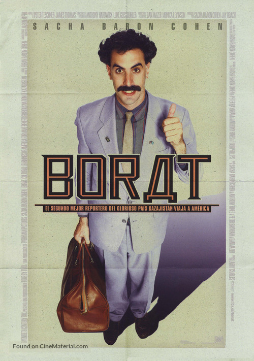 Borat: Cultural Learnings of America for Make Benefit Glorious Nation of Kazakhstan - Spanish Movie Poster