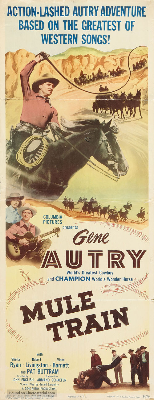 Mule Train - Movie Poster