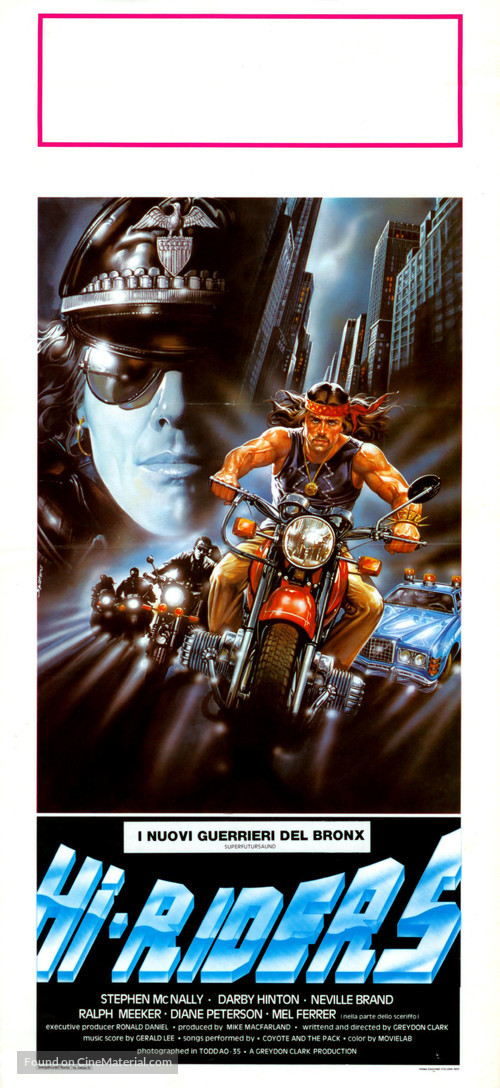 Hi-Riders - Italian Movie Poster