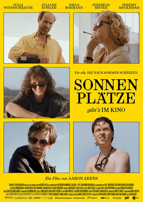 Sonnenpl&auml;tze - German Movie Poster