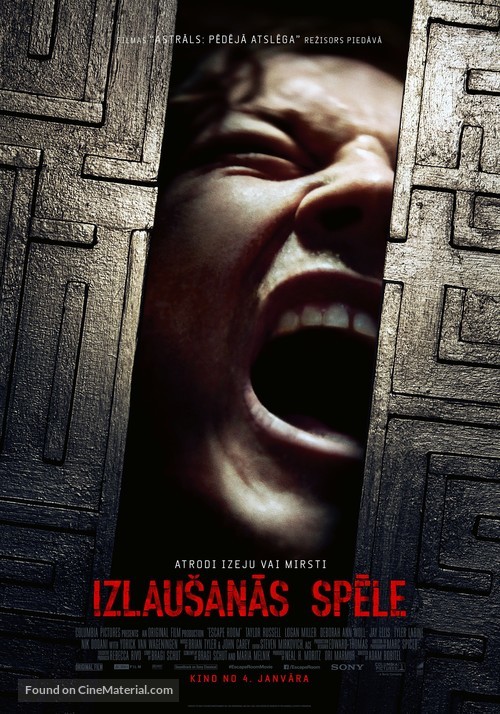 Escape Room - Latvian Movie Poster