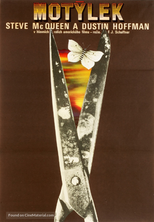 Papillon - Czech Movie Poster