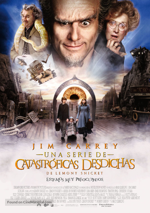 Lemony Snicket&#039;s A Series of Unfortunate Events - Spanish Movie Poster