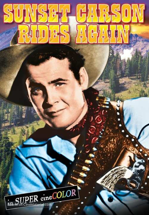 Sunset Carson Rides Again - DVD movie cover