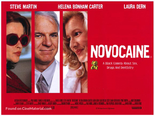 Novocaine - British Movie Poster