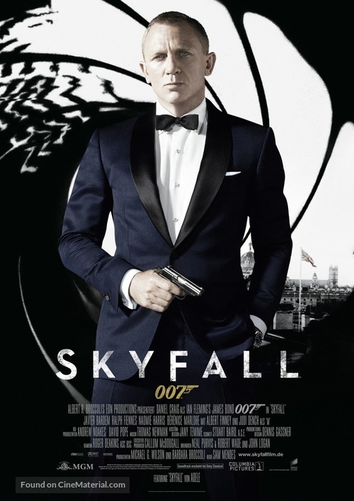 Skyfall - German Movie Poster