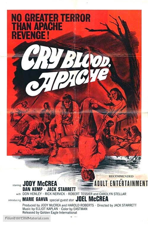 Cry Blood, Apache - Movie Poster