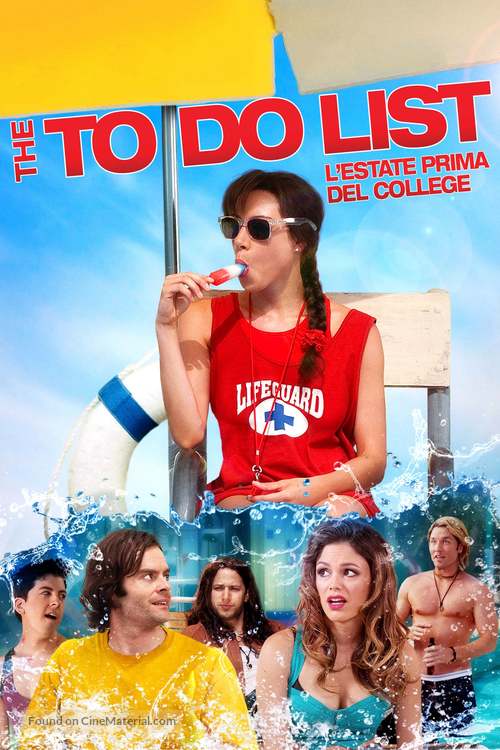 The To Do List - Italian Movie Cover