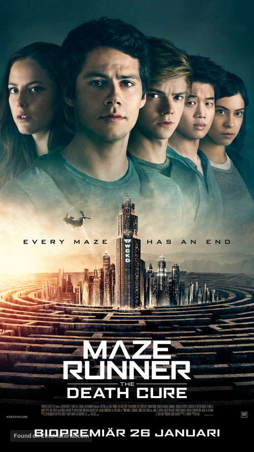 Maze Runner: The Death Cure - Swedish Movie Poster