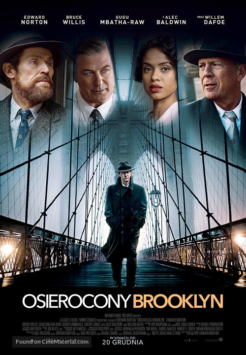 Motherless Brooklyn - Polish Movie Poster