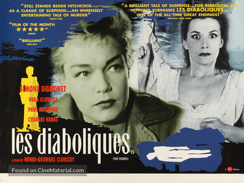Les diaboliques - British Movie Poster