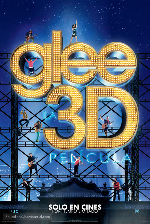 Glee: The 3D Concert Movie - Argentinian Movie Poster