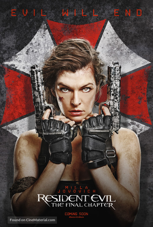 Resident Evil: The Final Chapter - Teaser movie poster