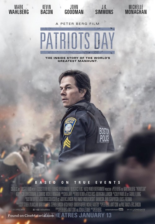 Patriots Day - Canadian Movie Poster