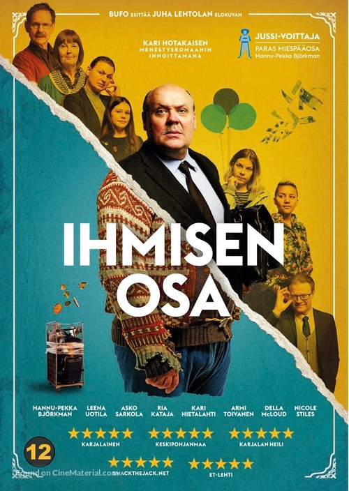 Ihmisen osa - Finnish DVD movie cover