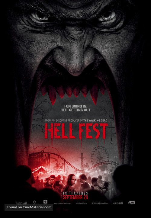 Hell Fest - Canadian Movie Poster