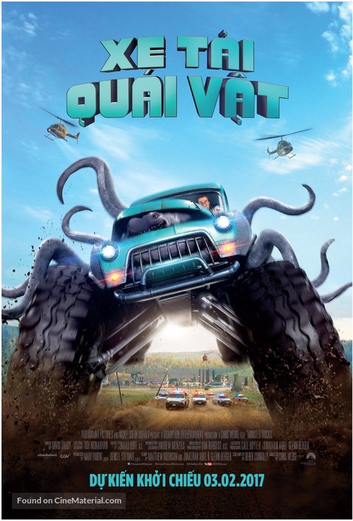 Monster Trucks - Vietnamese Movie Poster