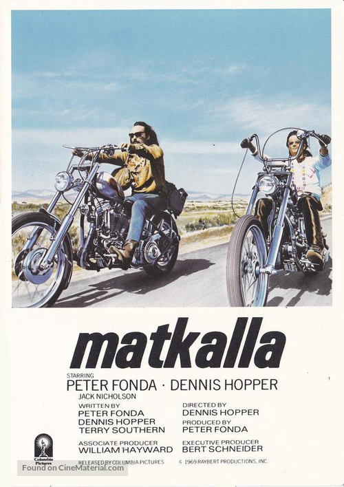 Easy Rider - Finnish VHS movie cover