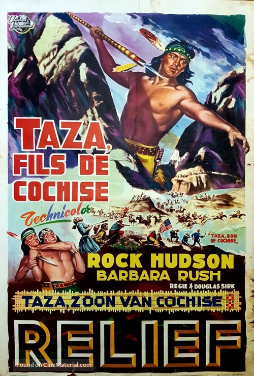 Taza, Son of Cochise - Belgian Movie Poster