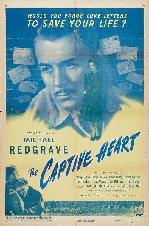 The Captive Heart - Movie Poster