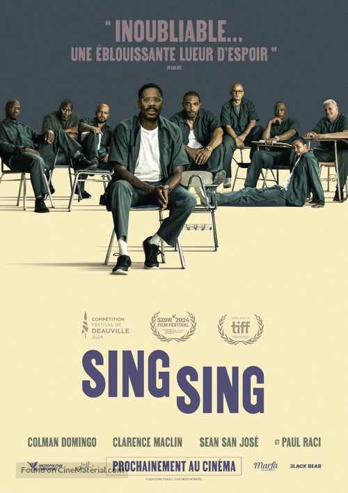 Sing Sing - French Movie Poster