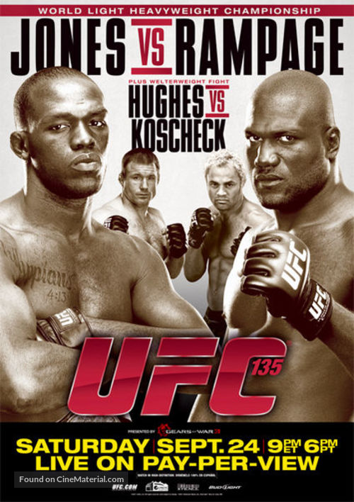 UFC 135: Jones vs. Rampage - Movie Poster