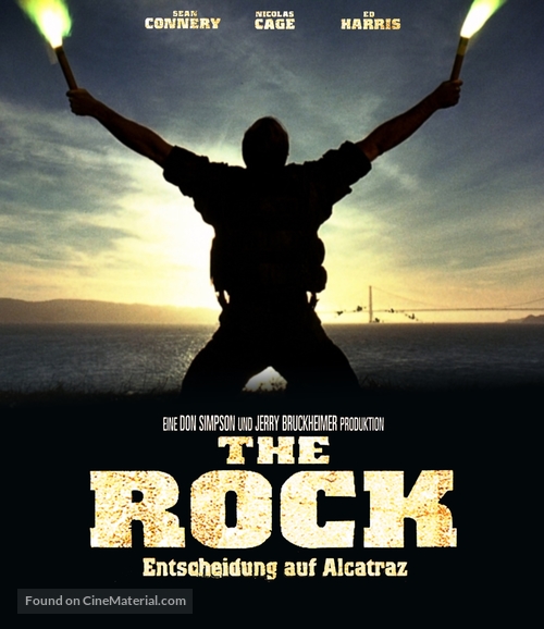 The Rock - German Blu-Ray movie cover