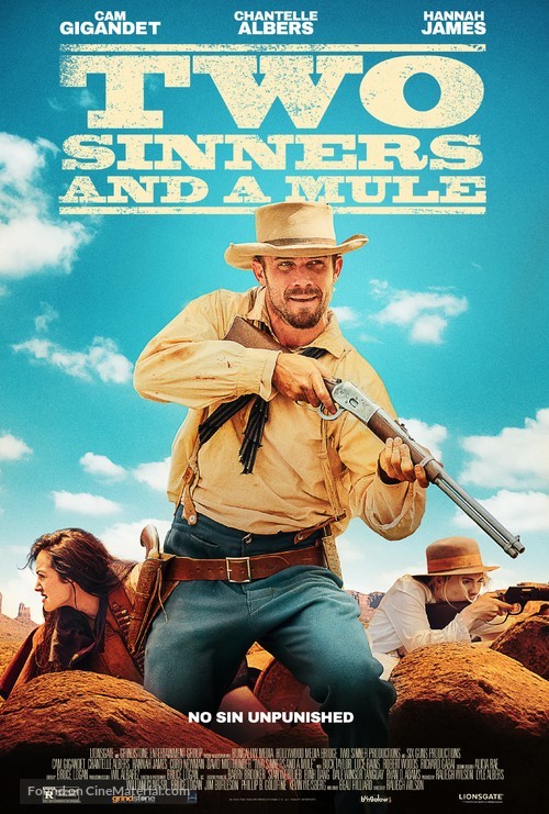 Two Sinners and a Mule - Movie Poster