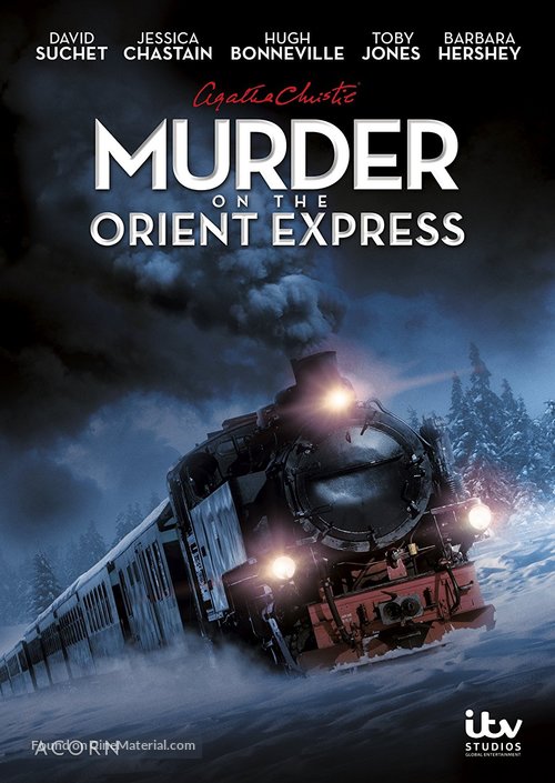 &quot;Agatha Christie&#039;s Poirot&quot; Murder on the Orient Express - DVD movie cover