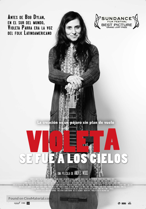 Violeta se fue a los cielos - Spanish Movie Poster