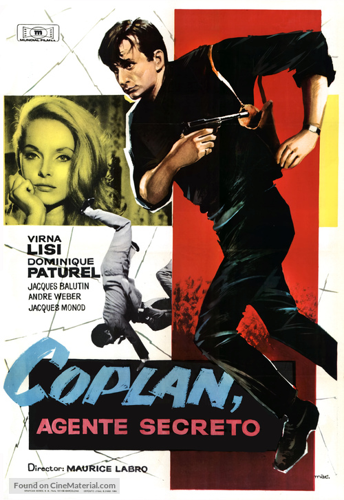 Coplan prend des risques - Spanish Movie Poster