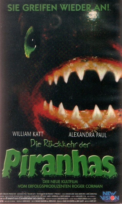 Piranha - German VHS movie cover