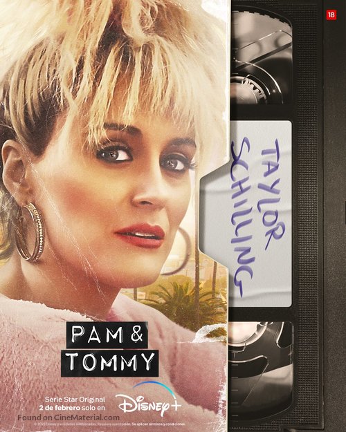 Pam &amp; Tommy - Spanish Movie Poster