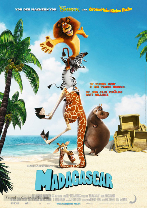Madagascar - German Movie Poster