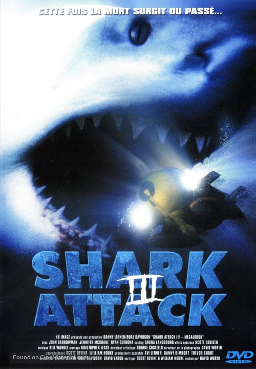 Shark Attack 3: Megalodon - French DVD movie cover